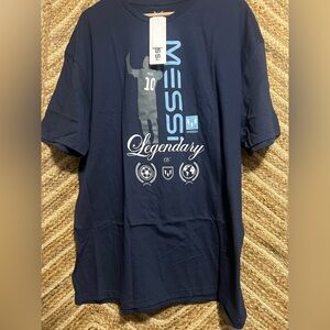 Lionel Messi FIFA Men's Argentina Soccer Tshirt,Blue,Number 10,Size 2XL,NWT